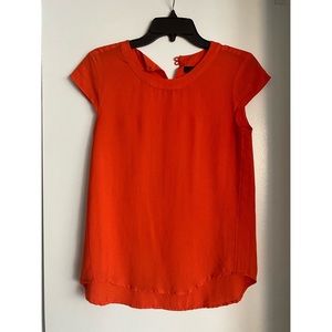 J. Crew size 00 orange short sleeve dress shirt, in perfect condition